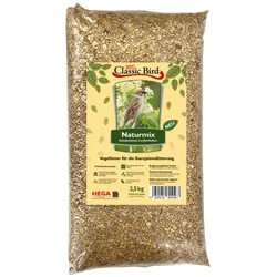 Classic Bird Naturmix | 4x 2,5 kg Ergänzungsfuttermittel für freilebende Vögel