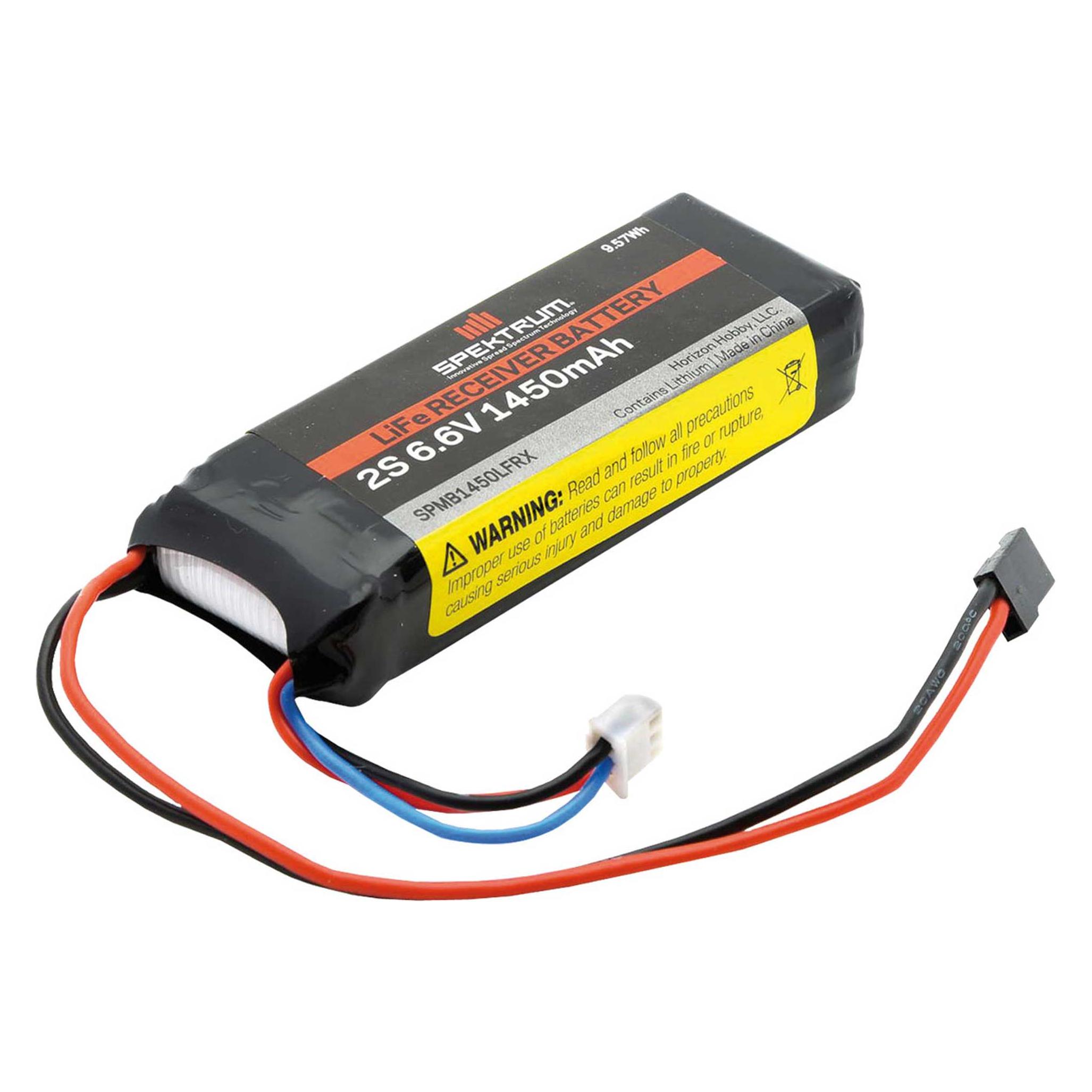 Spektrum e-akku li-fe 1450mah/6,6v 2s (1450 mAh, 6.60 V) (SPMB1450LFRX)