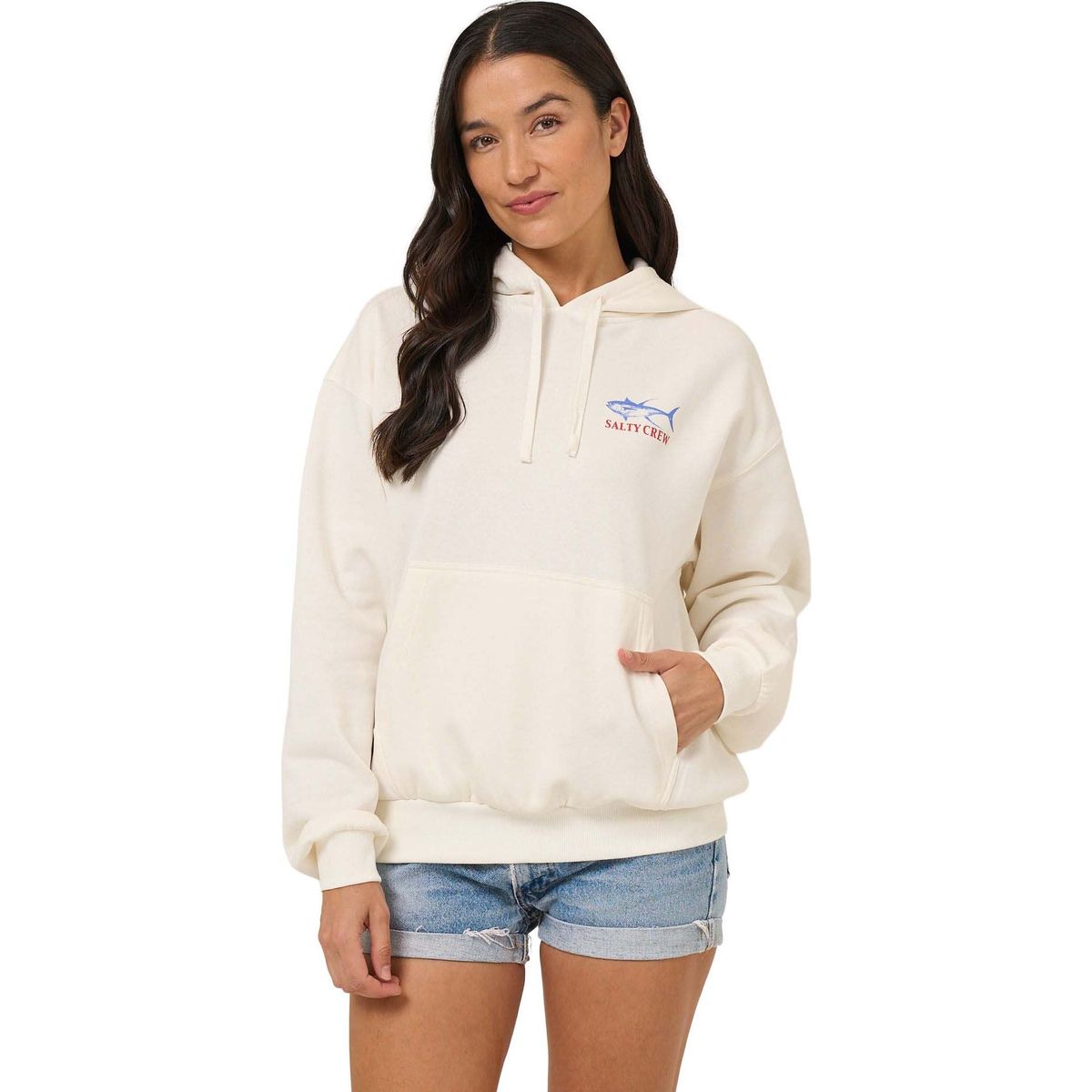 Salty Crew Overlay Hoodie off white (OFF) S 20335509W-OFF-S