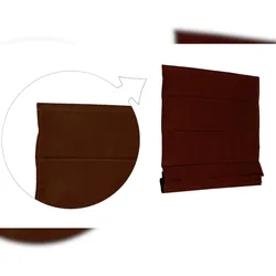 KS Handel 24 Basic Raffrollo Faltrollo 120x175 cm Schoko Braun Raffgardine