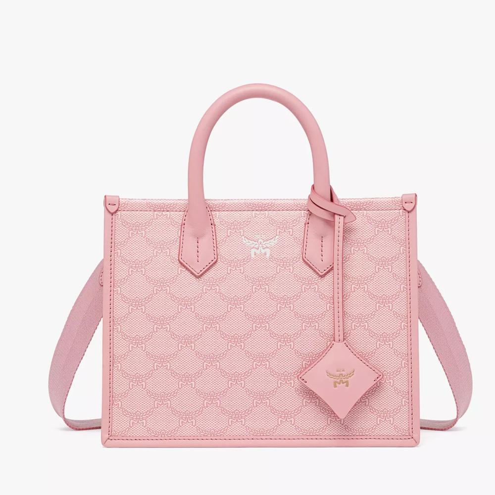 MCM Handtasche Damen Himmel Tote Lauretos Pink MWTESAC01P6001