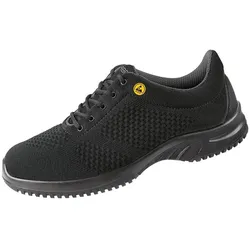 Abeba, Sicherheitsschuhe, ESD Berufsschuhe uni6, Halbschuh schwarz, 46, O2 (O2, 46)