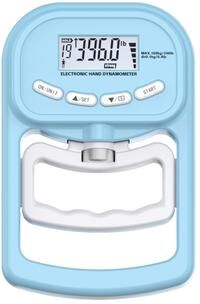 Smart Shopping Spot Digital Hand Dynamometer Grip Strength Tester USB LCD Hand Grip Strength Meter blue