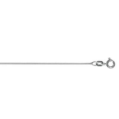 Goldkette ONE ELEMENT "Halskette aus 585 Weißgold Ø 0,9 mm" Gr. 42, silber, Halsketten, Damen, 42, Gold Weißgold 585, Gold, Weißgold 585, Goldkette, Formschön & ausgewogen – dezente Anmutung mit Stil