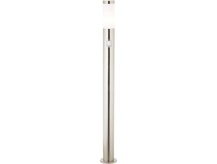 BRILLIANT Lampe d'extérieur Chorus lampe d'extérieur sobre acier inoxydable/plastique détecteur de mouvement IP44 1x E27 max. 40 W