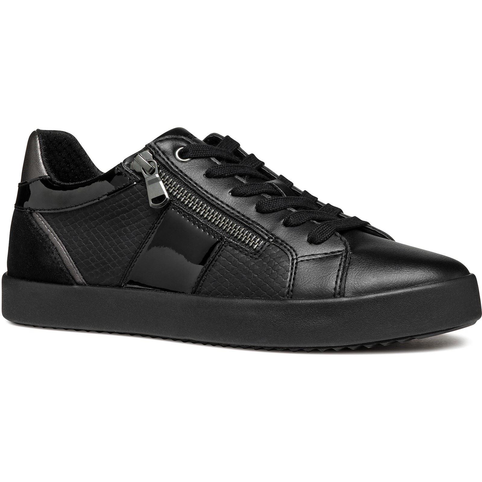 Geox D Blomiee E Damen Schwarze Sneakers