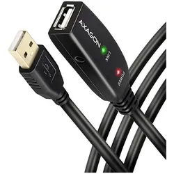 Axagon ADR-220 aktives USB 2.0 Verlängerungskabel, USB-A Stecker/Buchse - 20m (20 m, USB 2.0), USB Kabel