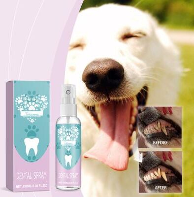 Happy Pet Pantry Vet Grade Pet Teeth Spray Fresh Breath & Tartar Remover For Dogs & Cats (100ml) Vet Grade Pet Teeth Spray Fresh Breath & Tartar Remover For Dogs & Cats (100ml)