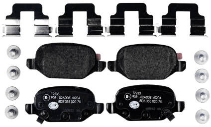 HELLA 8DB 355 020-751 Brake pad set