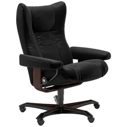 Stressless Bürostuhl Wing Office Leder Schwarz Batick Black