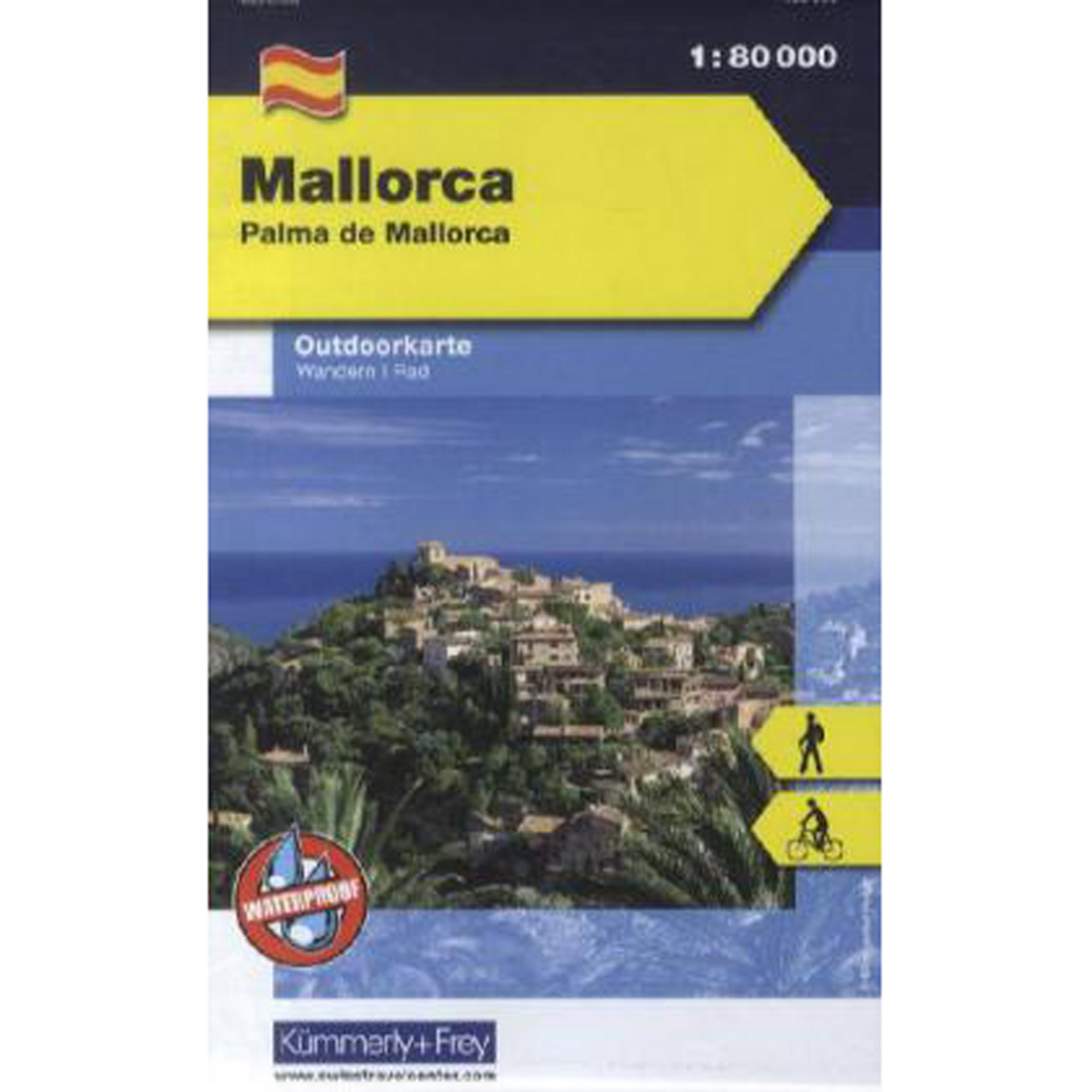 Kümmerley&Frey Mallorca Outdoorkarte Topografische Karten