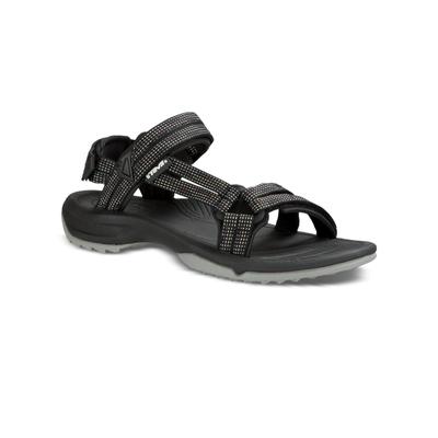Sandale TEVA "Terra Fi Lite", Damen, Gr. 36, schwarz (clbp, city, lights, schwarz, paste), Textil, Schuhe Sandale, mit Klettverschluss