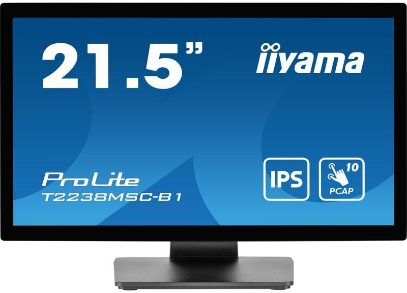 IIYAMA ProLite T2238MSC-B1 - Écran Tactile 21.5'' Découvrez un écran tactile Full HD pour une expérience incomparable.