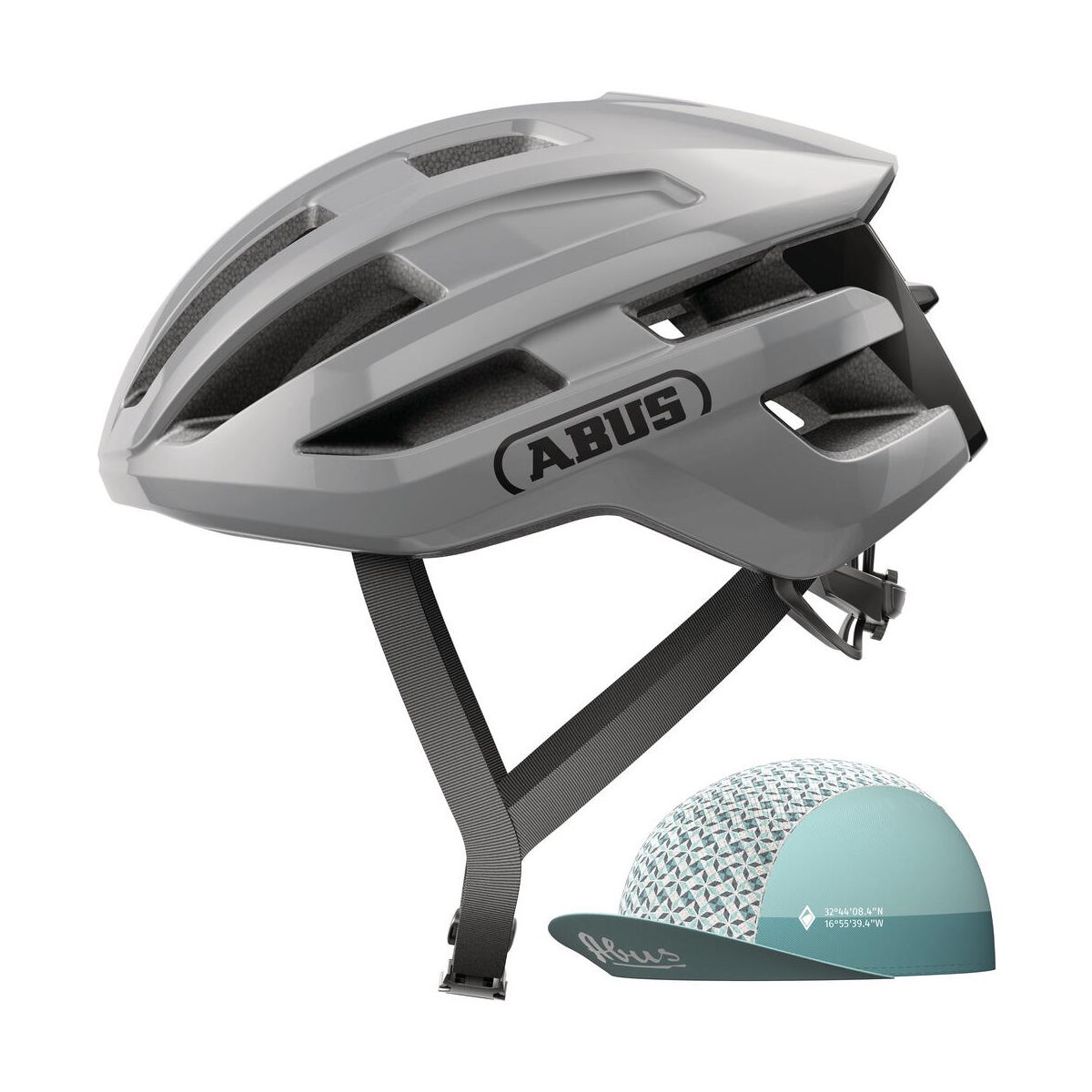 Abus Powerdome ACE race grey L 91972