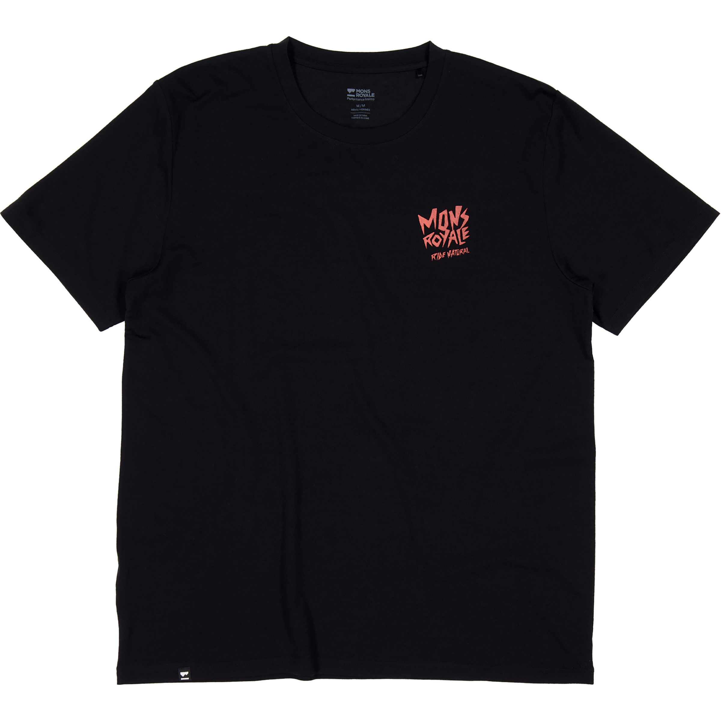 Mons Royale Icon Merino Herren T-Shirts schwarz Größe M Mountainbike Elastisch Merinowolle