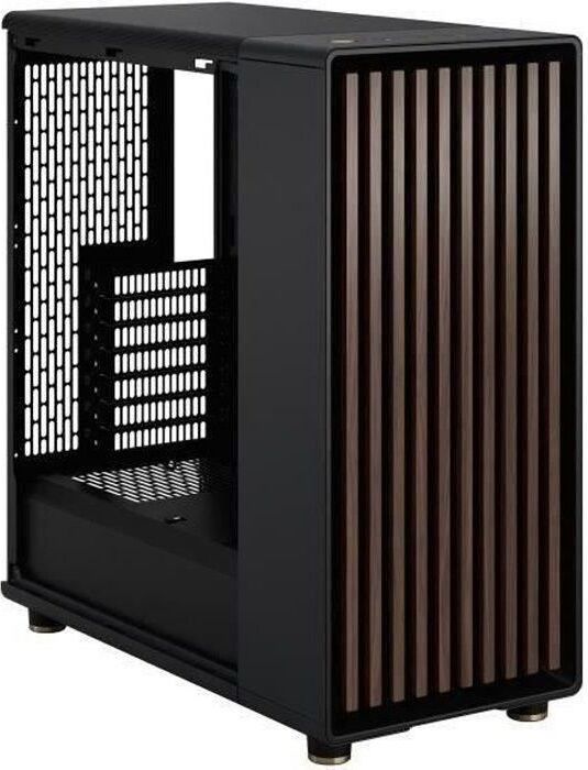 PC Gehäuse, Fractal Design North Charcoal Black, ATX, FD-C-NOR1C-01, Holz und Mesh Design