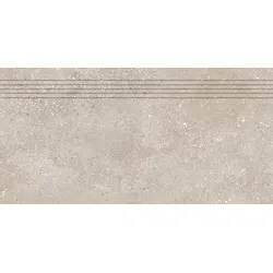 Rako Betonico Treppenfliese dunkelbeige 30x60 cm matt DCPSR794.1