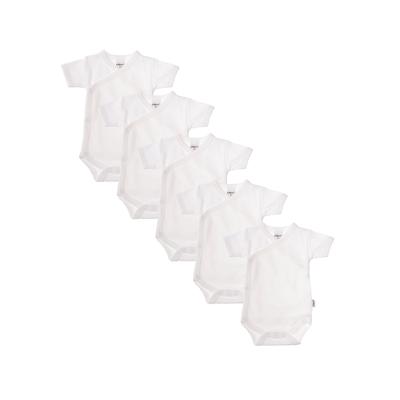 Body LILIPUT "Uni Weiß", Mädchen, Gr. 62/68, EURO-Größen, weiß, 100% Baumwolle, unifarben, kurz, Bodys Body, mit praktischer Druckknopfleiste