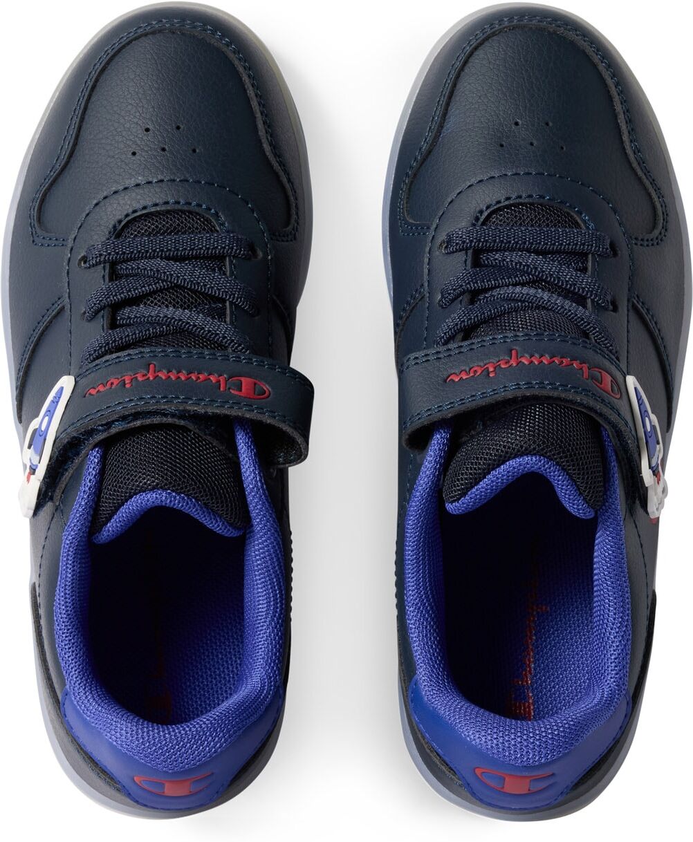Sneaker CHAMPION "GLW B PS", Jungen, Gr. 33, Synthetik, blau (nny, bai, isa), Schuhe Sneaker, mit cooler Blinkfunktion nny, bai, isa 33, Synthetik