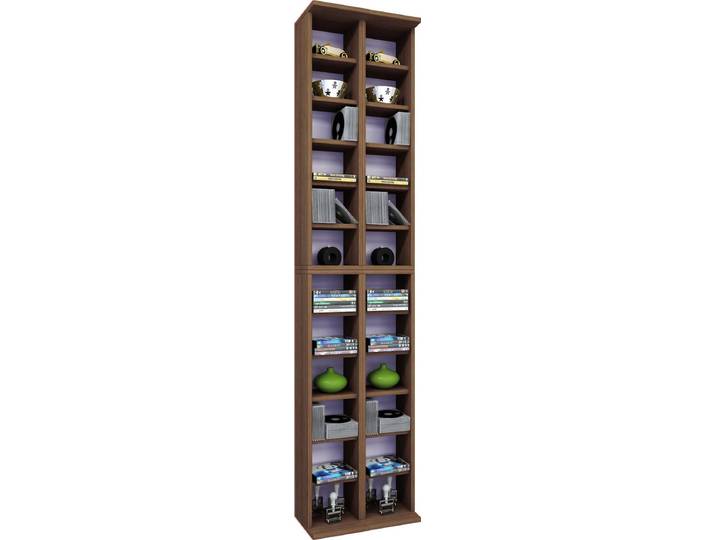 Houten CD DVD standaard Legbord Opbergrek Almera