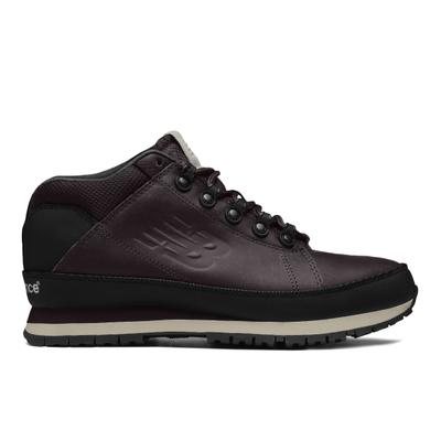 Sneakerboots NEW BALANCE "754", Herren, Gr. 45, braun (dunkelbraun), Leder, Schuhe Sneakerboots
