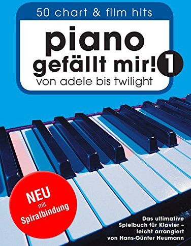 Hans-Günter Heumann - Piano gefällt mir! 50 Chart und Film Hits - Band 1 (Variante Spiralbindung). Von Adele bis Twilight. Das ultimative Spielbuch für Klavier - arrangiert von Hans-Günter Heumann - Preis vom 30.09.2026 09:01:18 h