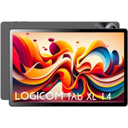 Logicom Tab XXL 14 (nur WLAN, 14.10", 128 GB, Mattschwarz), Tablet, Schwarz
