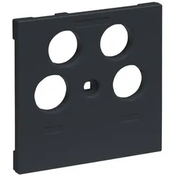 Legrand 765457 SEANO Abdeckung TV-R-SAT-SAT für Fremdfabrikate, Farbe: Anthrazit lackiert