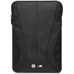 BMW Sleeve BMCS14SPCTFK 14" black/black Carbon&Perforated (14"), Notebooktasche, Schwarz