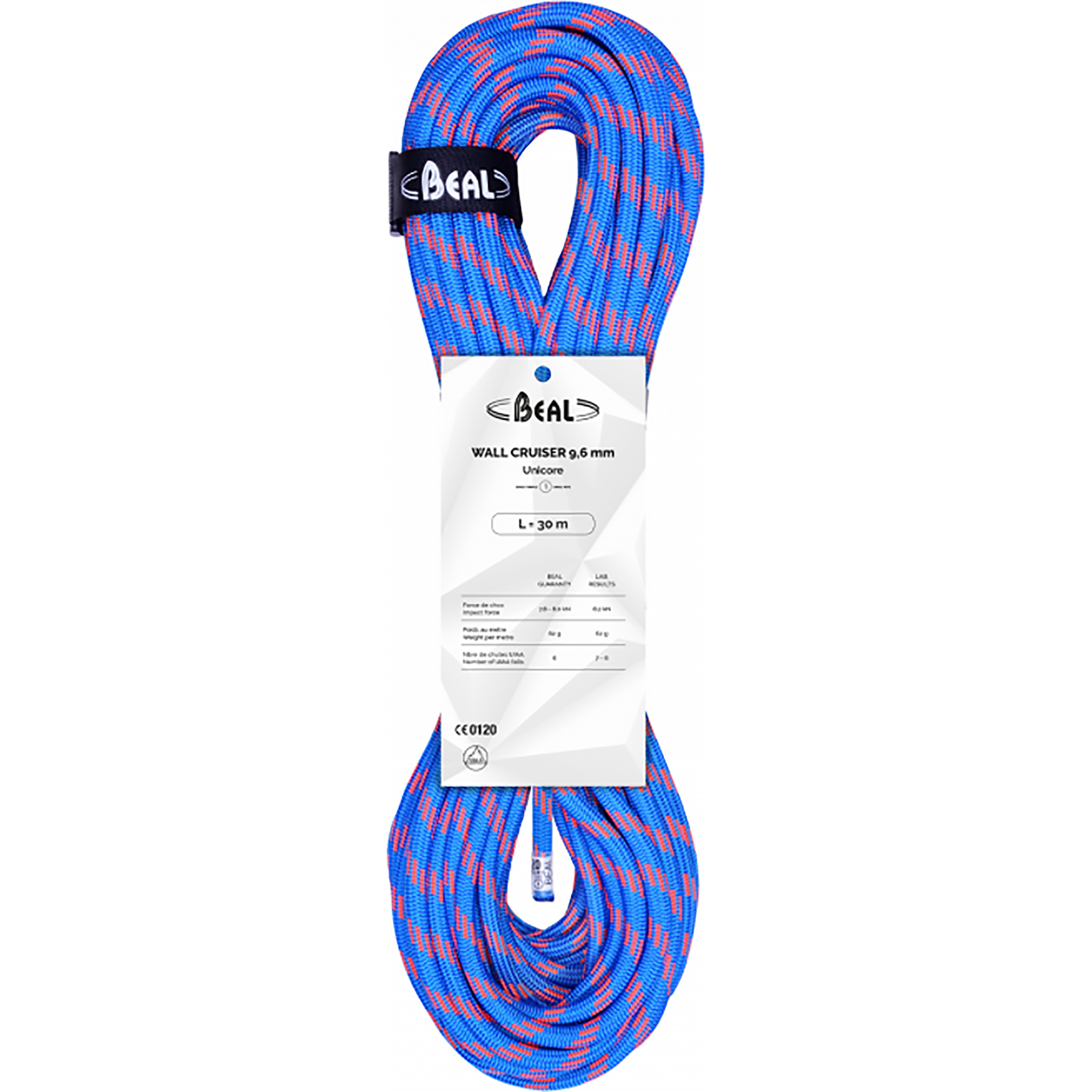 Beal Wall Cruiser UC 9.6 Kletterseil Kletterseile blau Größe 30m Sportklettern
