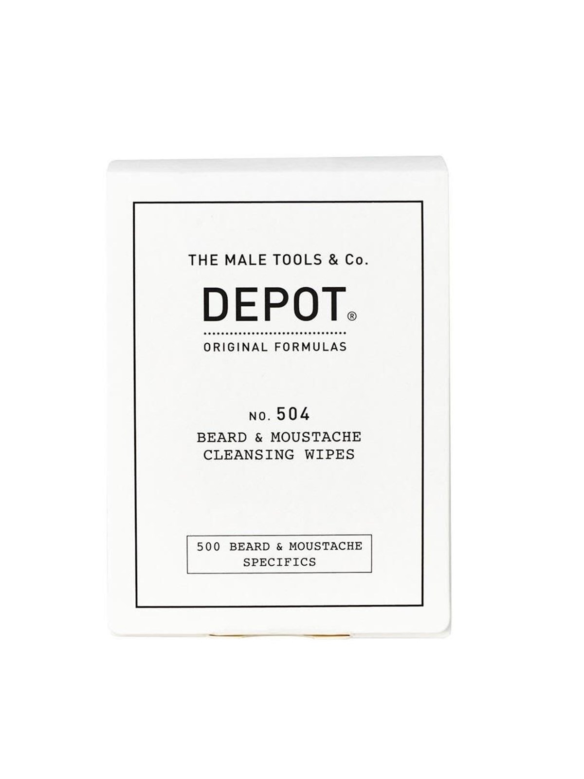 Depot - Beard & Moustache Cleansing Wipes - 12 pcs