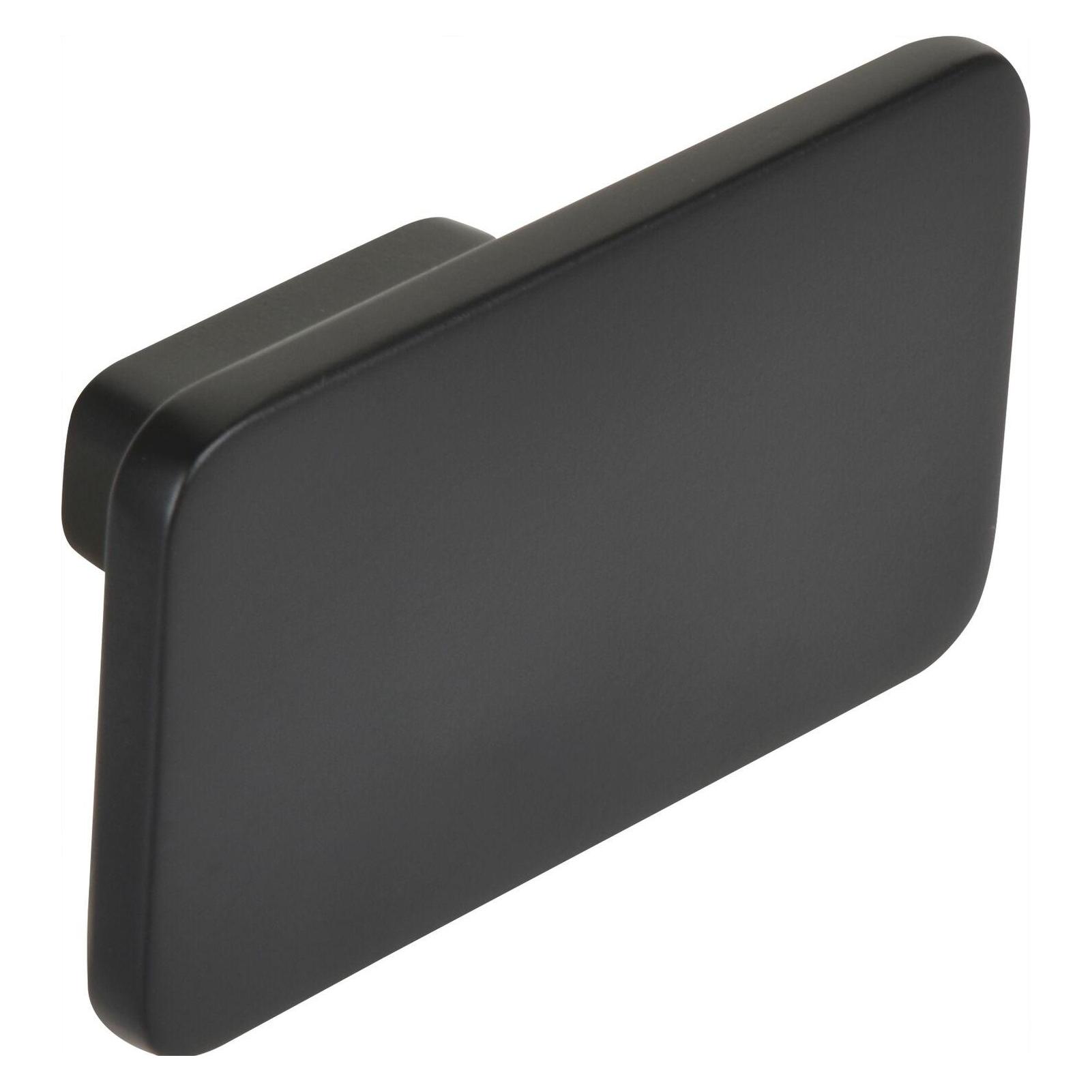 Siro Möbelknopf Biris Breite 58 mm, Zinkdruckguss schwarz matt (218114)