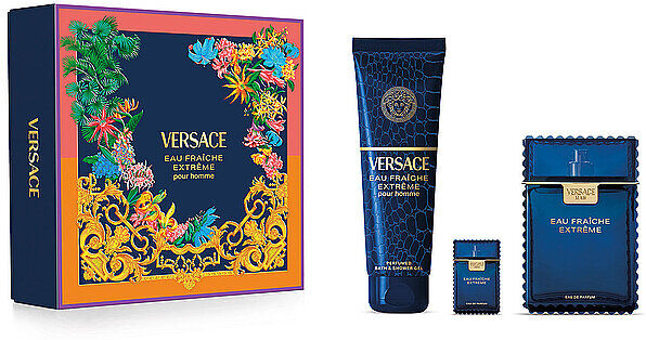 VERSACE Geschenkset - Eau Fraiche Extreme Eau de Parfum 150ml / 100ml / 5ml EG