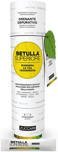 Zuccari Betulla Superiore Integratore Alimentare Drenante 25 Stick Pack da 10ml