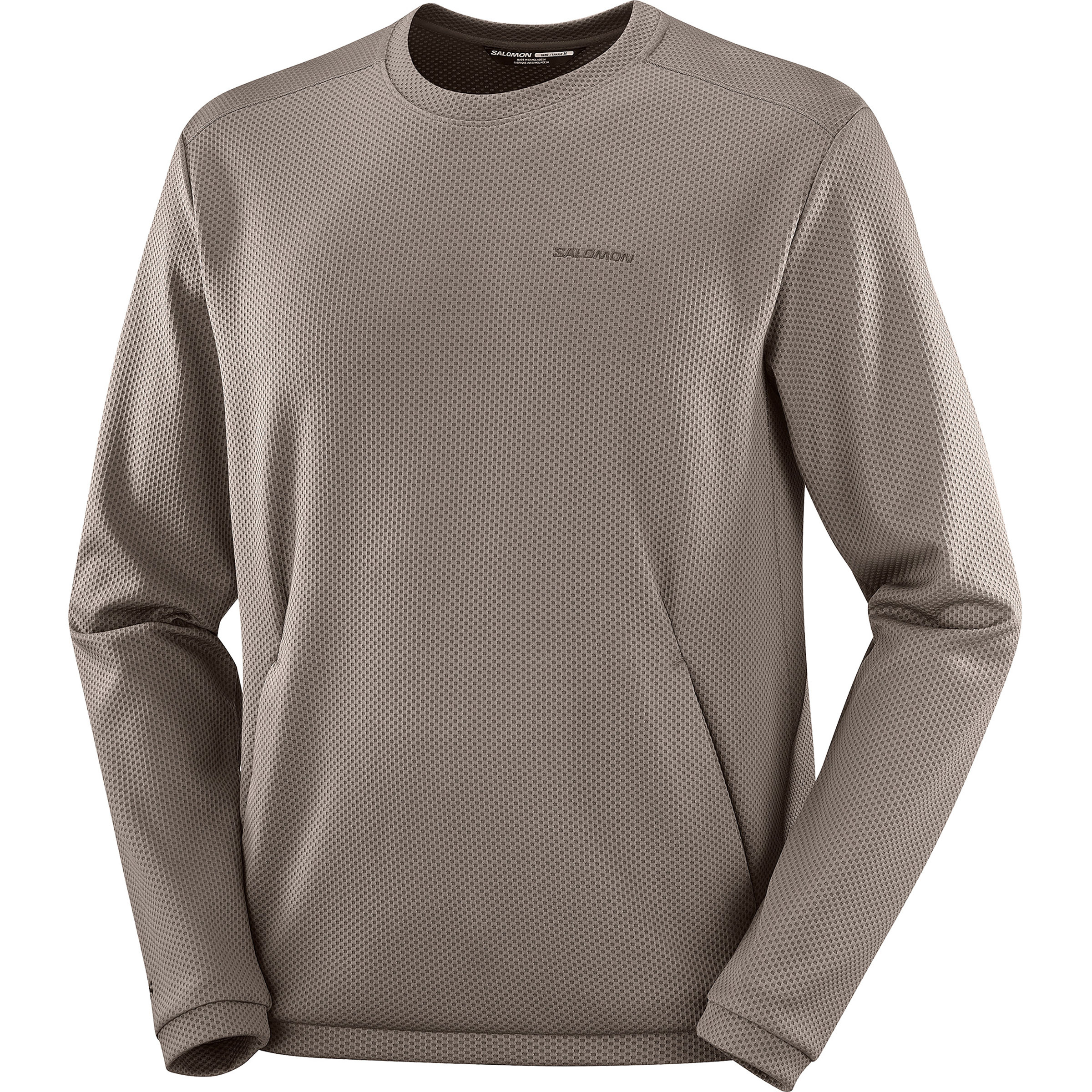 Salomon Motomesh Crewneck Herren Pullover beige Größe XL Trekking Atmungsaktiv