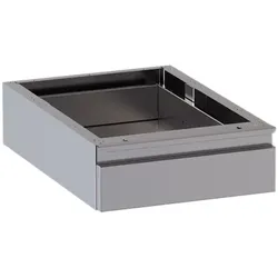 Diamond Block mit 1 Schublade (Tisch Tiefe 600 mm) – Teleskopschienen (CRB1-SA6)