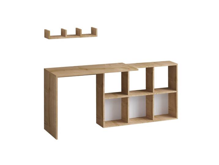 Habitat Garten Schreibtisch blake Braun, Holz, 45x145x74 cm, Büromöbel, Schreibtische, Schreibtische