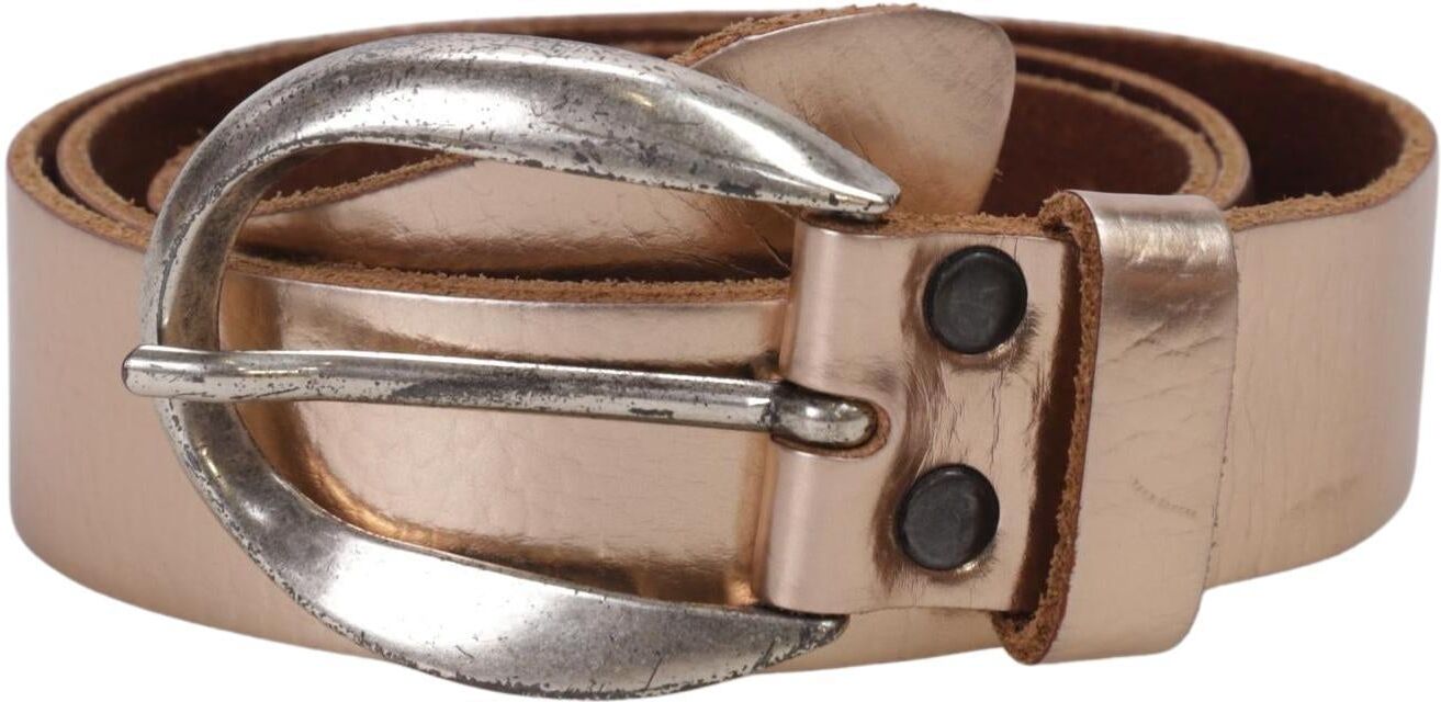 Vanzetti Damen Gürtel, Gold, Gr. 80, Leder - Second Hand