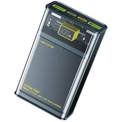 Wekome Power bank Super Charging PD (20000 mAh, 22.50 W), Powerbank, Transparent, Schwarz