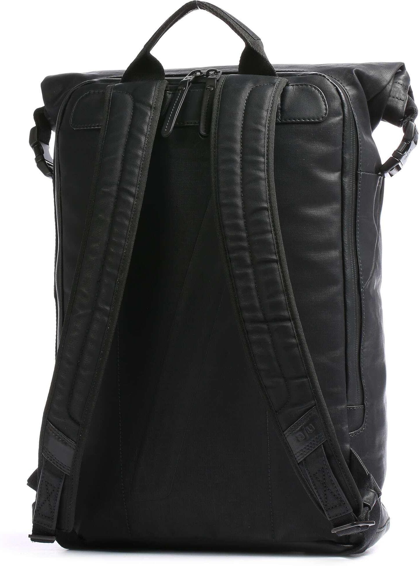 Aunts & Uncles Japan Fukui Rolltop Rucksack, schwarz