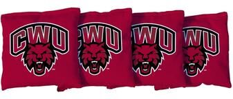 Skip's Garage Central Washington Wildcats Red Cornhole Bags