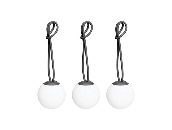 Fatboy - Bolleke Mini Hängeleuchte, anthrazit (3er-Set)