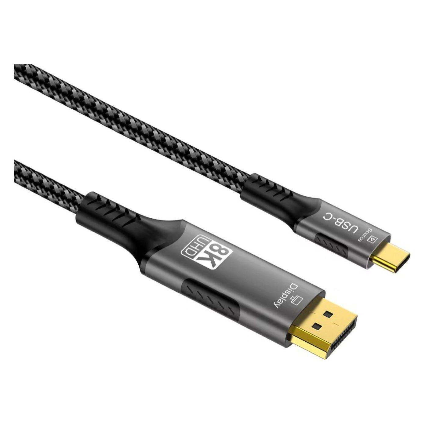 PremiumCord USB-C auf DP 1.4, 2m (2 m) (ku31dp13)