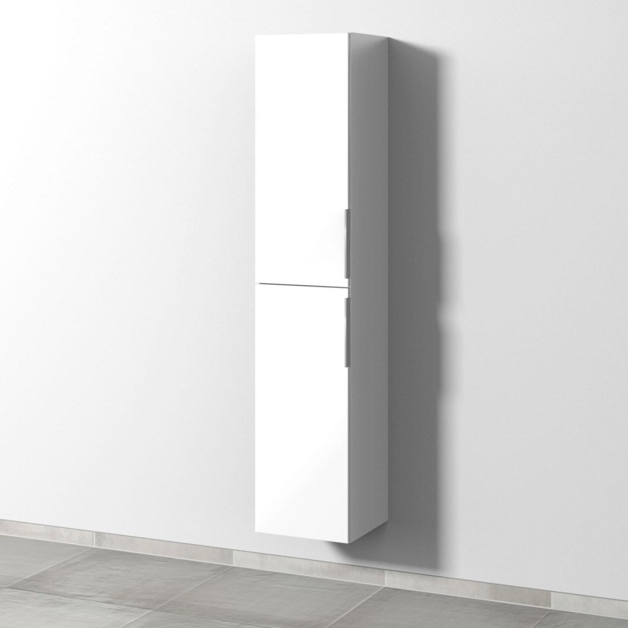 Sanipa 3way Hochschrank mit 2 Türen, Weiß-Glanz UF09278
