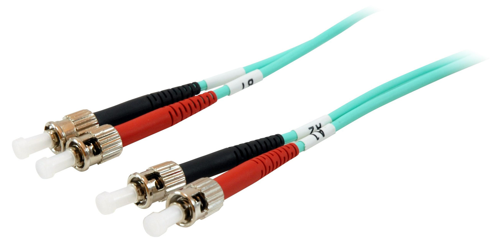 Equip LWL Patchkabel ST naar ST Multimode Duplex OM3 Turq 3,00 m