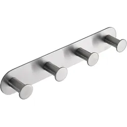 Brillantbad BEASY Hakenleiste Edelstahl gebürstet 31x255x45 mm für Bad & Küche >> zum Kleben
