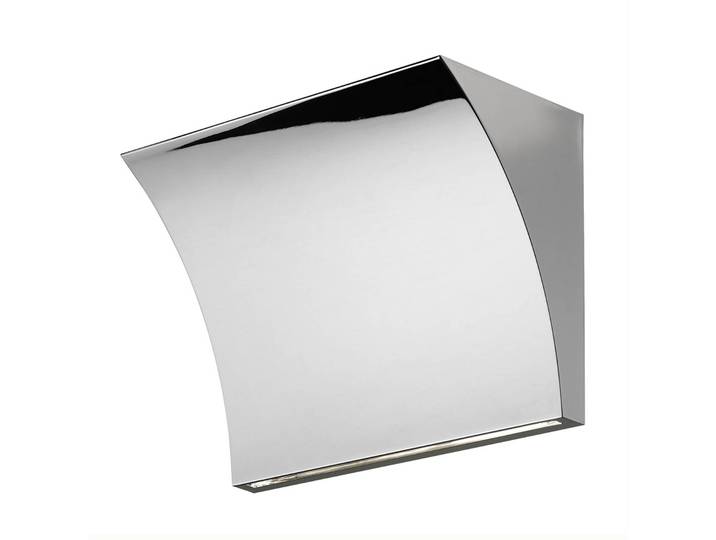 FLOS Designer Wandleuchte Pochette, dimmbar, chrom / silber, für Wohn- / Esszimmer, Metall, Design