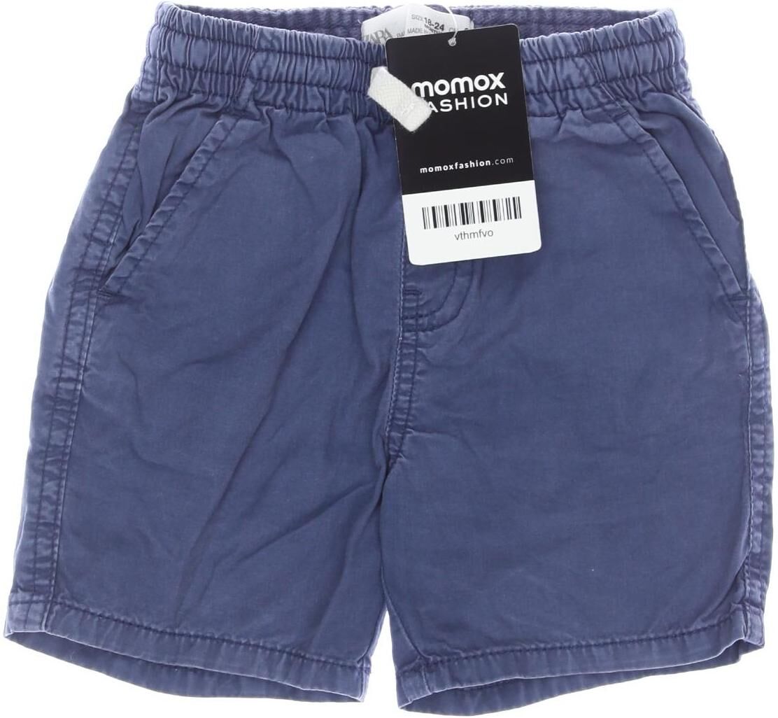 Zara Jungen Shorts, Marineblau, Gr. EU 92, Baumwolle - Second Hand