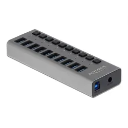 Delock - Hub - 10 x SuperSpeed USB 3.0 - Desktop