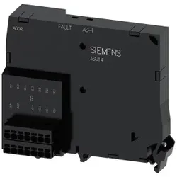 Siemens 3SU1400-1EJ10-6AA0 AS-interface Modul, 4 Ein-/3 Ausgänge, schwarz, Push-in + Plug für Input/Output 3SU14001EJ106AA0
